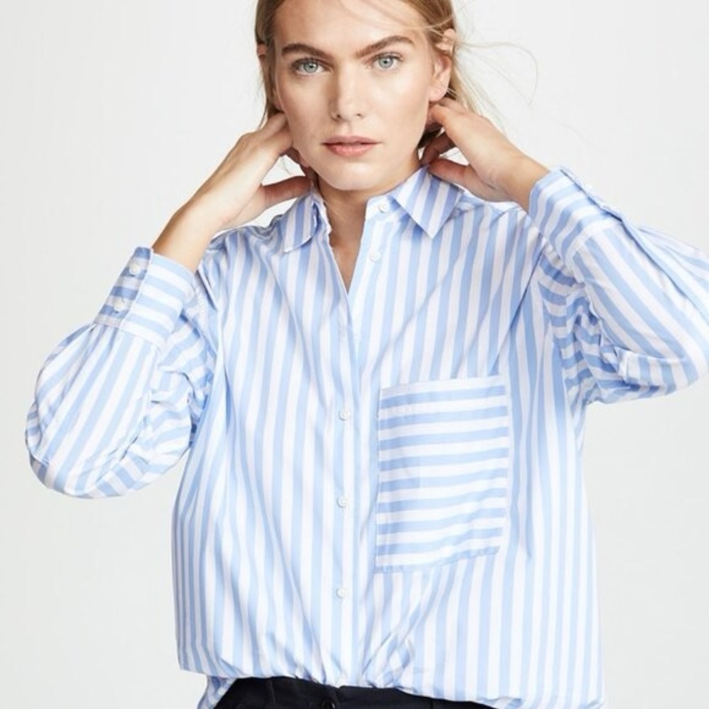 AYR The Deep End Striped Button Down Shirt